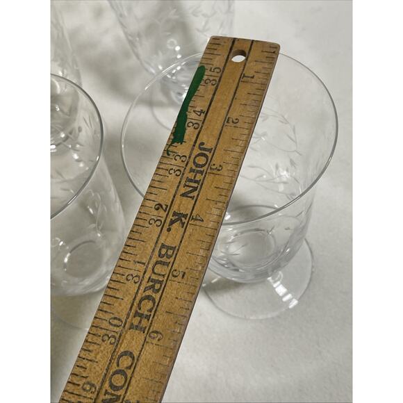 LENOX set of 4 double old fashioned glasses "Heather" with Original Box - Picture 7 of 9